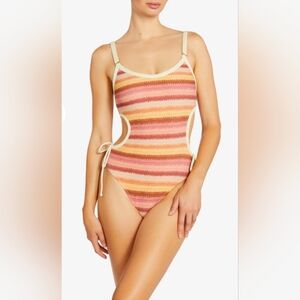 ROBIN PICCONE LYRA SIDE CUTOUT ONE-PIECE SIZE 8